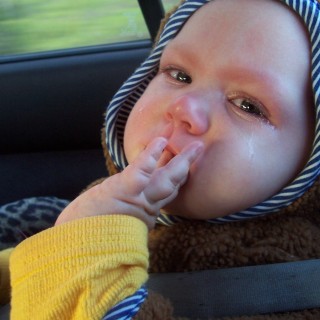 As an infant, Violet would scream when strapped into her car seat